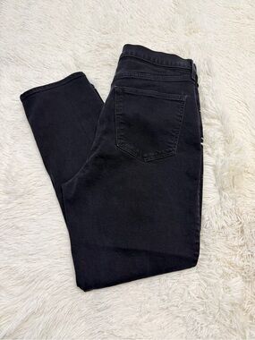 GAP Women's Black Vintage Slim High Rise Jeans